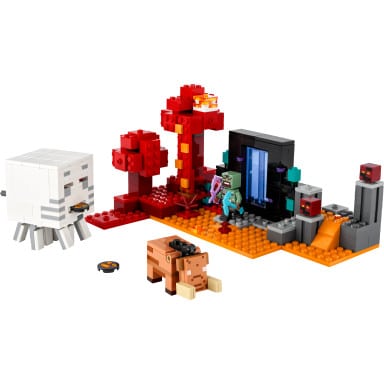 LEGO 21255 Minecraft Zasadzka w portalu do Netheru