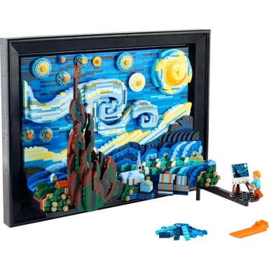 LEGO 21333 Ideas „Gwiaździsta noc” Vincenta van Gogha