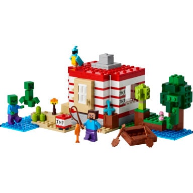 LEGO 21275 Minecraft Dom TNT w dżungli