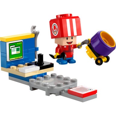 LEGO 30702 Super Mario Mario Kart – Mario Kart – Toad (Pit Crew)