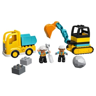 LEGO 10931 Duplo Ciężarówka i koparka gąsienicowa