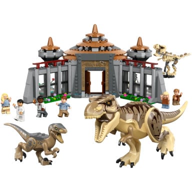 LEGO 76961 Jurassic World Centrum dla odwiedzających: atak tyranozaura i raptora
