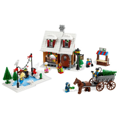 LEGO 10216 Creator Expert Piekarnia w zimowej wiosce – zdjęcie