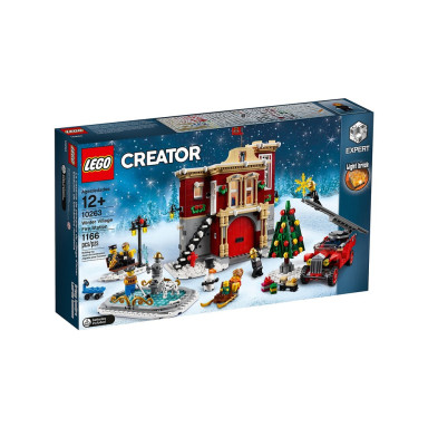 LEGO 10263 Creator Expert Remiza strażacka w zimowej wiosce – zdjęcie