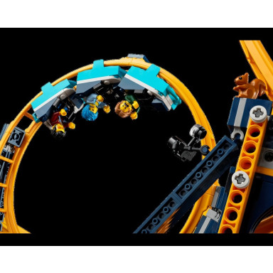 LEGO 10303 Kolejka górska z pętlami – zdjęcie