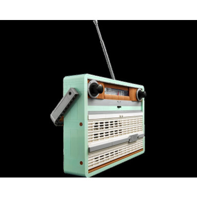 LEGO 10334 Icons Radio w stylu retro – zdjęcie