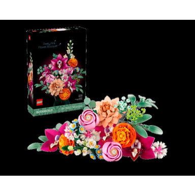 LEGO 10342 Botanicals Piękny bukiet różowych kwiatów – zdjęcie