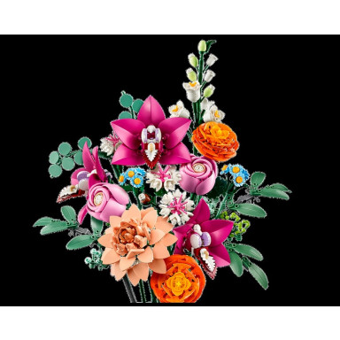 LEGO 10342 Botanicals Piękny bukiet różowych kwiatów – zdjęcie