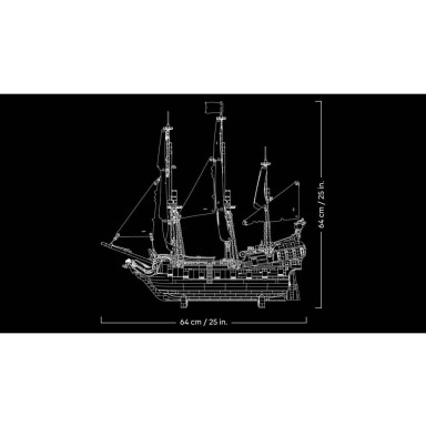 LEGO 10365 Icons Statek piracki kapitana Jacka Sparrowa – zdjęcie