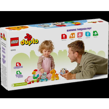 LEGO 10412 Duplo Pociąg ze zwierzątkami – zdjęcie