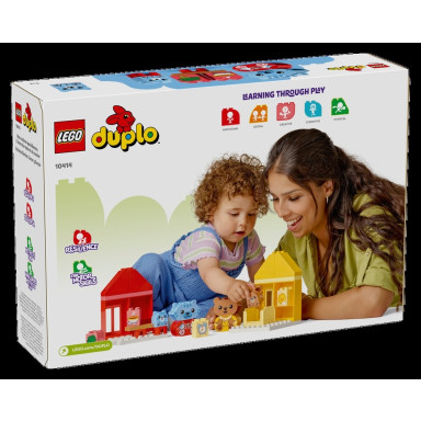 LEGO 10414 Duplo Codzienne czynności — jedzenie i pora snu – zdjęcie