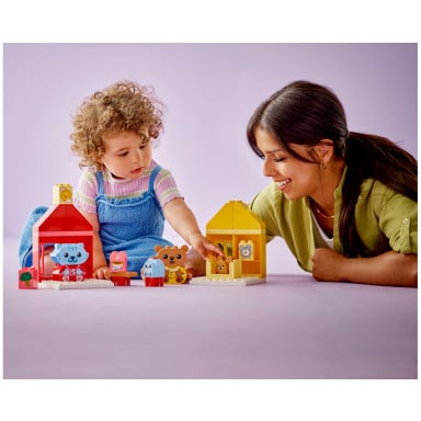 LEGO 10414 Duplo Codzienne czynności — jedzenie i pora snu – zdjęcie