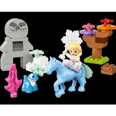 LEGO 10418 Duplo Elza i Bruni w Zaczarowanym Lesie – zdjęcie