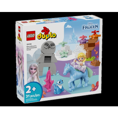 LEGO 10418 Duplo Elza i Bruni w Zaczarowanym Lesie – zdjęcie