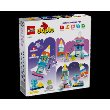 LEGO 10422 Duplo Przygoda w promie kosmicznym 3 w 1 – zdjęcie