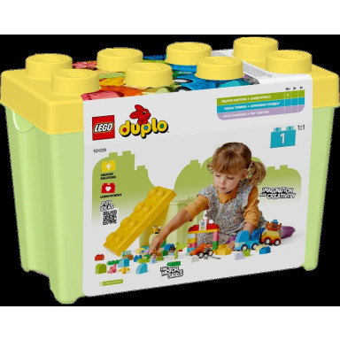 LEGO 10439 Duplo Pudełko w kształcie klocka z autami i ciężarówkami – zdjęcie