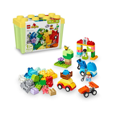 LEGO 10439 Duplo Pudełko w kształcie klocka z autami i ciężarówkami – zdjęcie