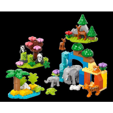 LEGO 10446 Duplo Rodziny dzikich zwierząt 3 w 1 – zdjęcie