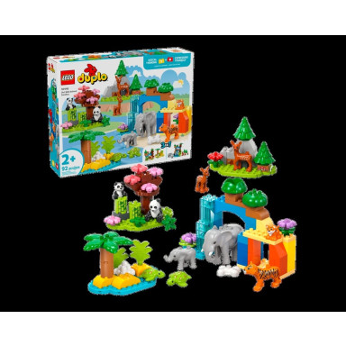 LEGO 10446 Duplo Rodziny dzikich zwierząt 3 w 1 – zdjęcie