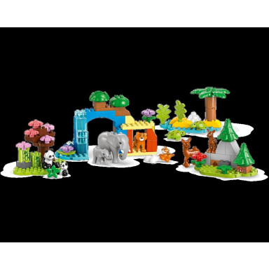 LEGO 10446 Duplo Rodziny dzikich zwierząt 3 w 1 – zdjęcie
