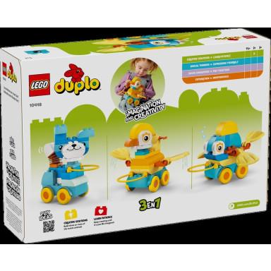 LEGO 10448 Duplo 3 w 1 Zwierzątka na kółkach – zdjęcie