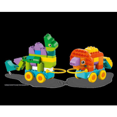 LEGO 10451 Duplo 3 w 1 Dinozaury na kółkach – zdjęcie