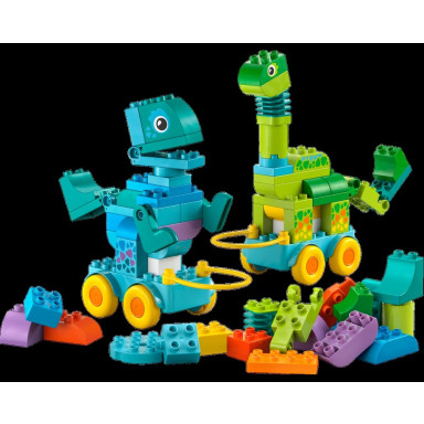 LEGO 10451 Duplo 3 w 1 Dinozaury na kółkach – zdjęcie