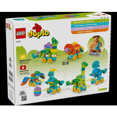LEGO 10451 Duplo 3 w 1 Dinozaury na kółkach – zdjęcie