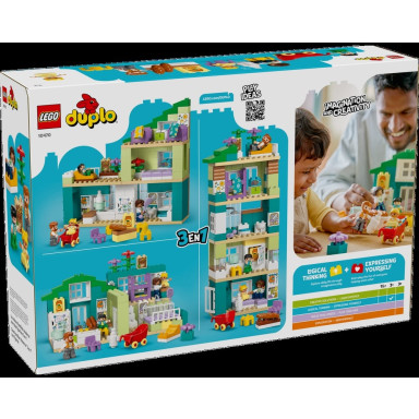 LEGO 10470 Duplo Nowoczesny dom rodzinny 3 w 1 z figurkami – zdjęcie