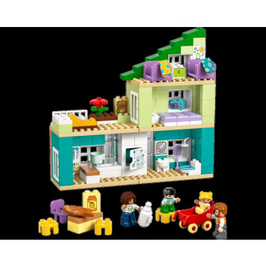 LEGO 10470 Duplo Nowoczesny dom rodzinny 3 w 1 z figurkami – zdjęcie