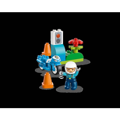 LEGO 10471 Duplo Niebieski motocykl policyjny – zdjęcie