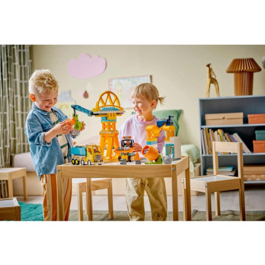 LEGO 10476 Duplo Plac budowy z pojazdami 3 w 1 – zdjęcie