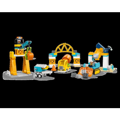 LEGO 10476 Duplo Plac budowy z pojazdami 3 w 1 – zdjęcie