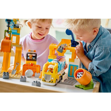 LEGO 10476 Duplo Plac budowy z pojazdami 3 w 1 – zdjęcie