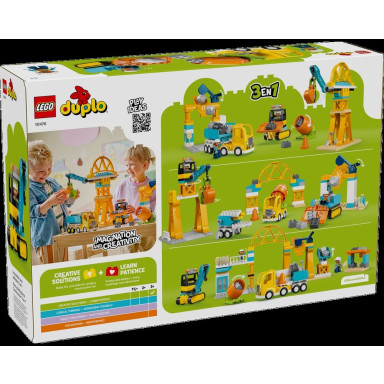 LEGO 10476 Duplo Plac budowy z pojazdami 3 w 1 – zdjęcie