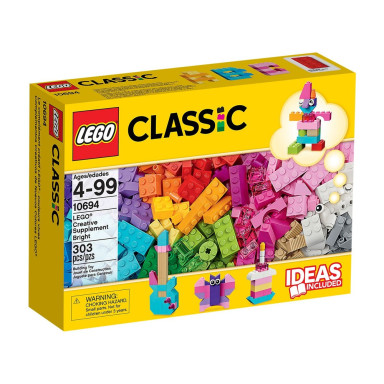 LEGO 10694 Classic Kreatywne budowanie LEGO w jasnych kolorach – zdjęcie
