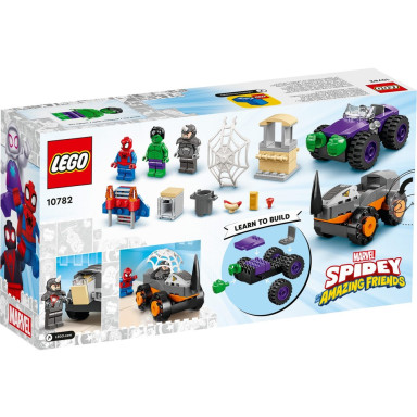 LEGO 10782 Marvel Hulk kontra Rhino — starcie pojazdów – zdjęcie