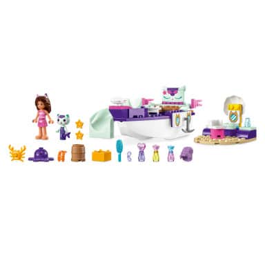 LEGO 10786 Koci domek Gabi Statek i spa Gabi i Syrenkotki – zdjęcie