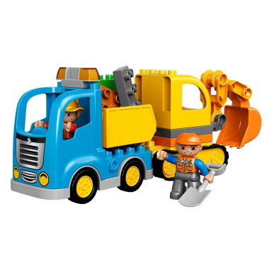 LEGO 10812 Duplo Ciężarówka i koparka gąsienicowa – zdjęcie