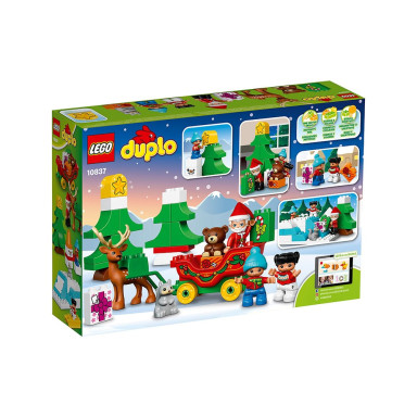 LEGO 10837 Duplo Zimowe ferie Świętego Mikołaja – zdjęcie