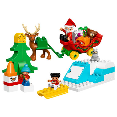 LEGO 10837 Duplo Zimowe ferie Świętego Mikołaja – zdjęcie