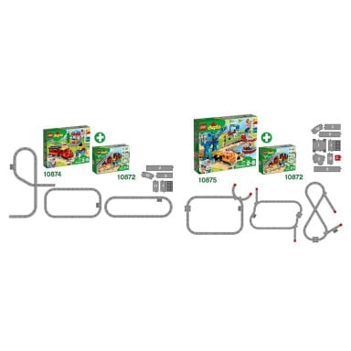 LEGO 10872 Duplo Tory kolejowe i wiadukt – zdjęcie