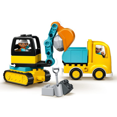 LEGO 10931 Duplo Ciężarówka i koparka gąsienicowa – zdjęcie