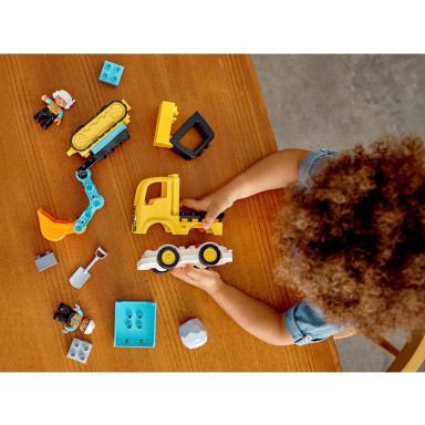 LEGO 10931 Duplo Ciężarówka i koparka gąsienicowa – zdjęcie