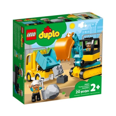 LEGO 10931 Duplo Ciężarówka i koparka gąsienicowa – zdjęcie