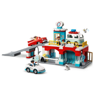 LEGO 10948 Duplo Parking piętrowy i myjnia samochodowa – zdjęcie