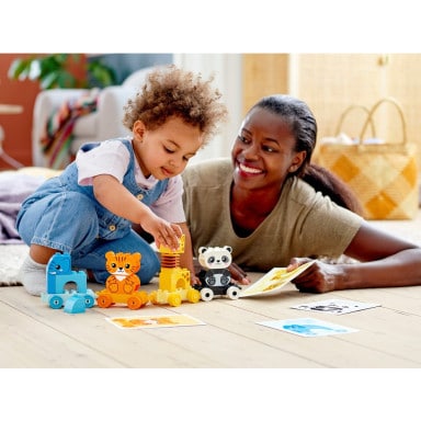 LEGO 10955 Duplo Pociąg ze zwierzątkami – zdjęcie