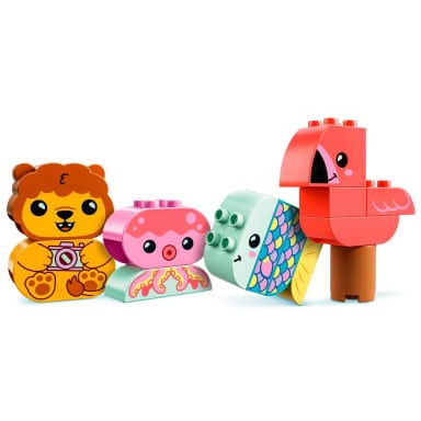 LEGO 10966 Duplo Zabawa w kąpieli: pływająca wyspa ze zwierzątkami – zdjęcie
