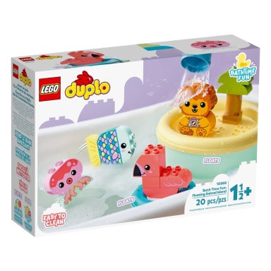 LEGO 10966 Duplo Zabawa w kąpieli: pływająca wyspa ze zwierzątkami – zdjęcie