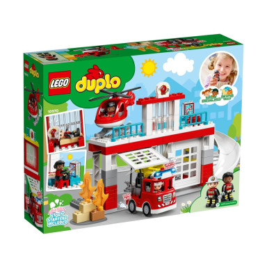 LEGO 10970 Duplo Remiza strażacka i helikopter – zdjęcie